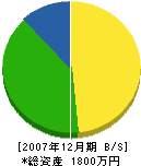 永尾造園 貸借対照表 2007年12月期
