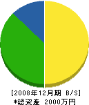 竹田通信建設 貸借対照表 2008年12月期