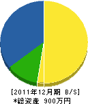 村川緑宝園 貸借対照表 2011年12月期