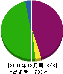 柴田管工業 貸借対照表 2010年12月期