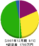 塚原無線電気商会 貸借対照表 2007年12月期