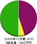 山田工業 貸借対照表 2009年12月期