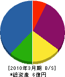 柴田土建 貸借対照表 2010年3月期