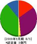 横浜ビルボード 貸借対照表 2008年9月期