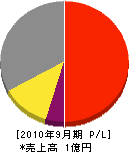 昭和レジン 損益計算書 2010年9月期
