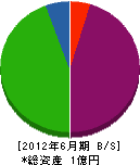 インテリア鈴木商会 貸借対照表 2012年6月期