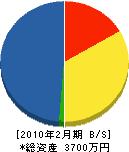 丸松商店 貸借対照表 2010年2月期