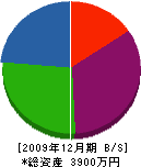 髙橋土建 貸借対照表 2009年12月期