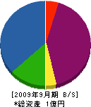 大胡土建工業 貸借対照表 2009年9月期