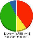 辻襖製作所 貸借対照表 2008年12月期