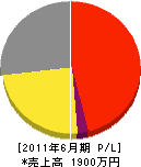増田電工 損益計算書 2011年6月期