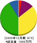 玉田電機工事 貸借対照表 2009年12月期