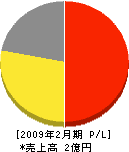 渡辺興業 損益計算書 2009年2月期