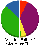 豊工業 貸借対照表 2009年10月期