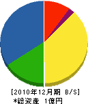 野田建設 貸借対照表 2010年12月期