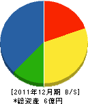 平賀建設 貸借対照表 2011年12月期