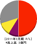 福岡ニッタンサービスセンター 損益計算書 2011年3月期