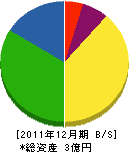 佐藤電機工業所 貸借対照表 2011年12月期