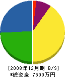 宮嶋板金 貸借対照表 2008年12月期