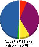 富士管鉄工業 貸借対照表 2009年8月期