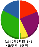 川崎住建 貸借対照表 2010年2月期