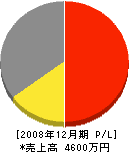 江津電機工業 損益計算書 2008年12月期