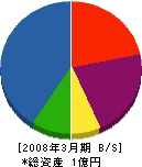 武田工務店 貸借対照表 2008年3月期