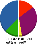 長沢建設 貸借対照表 2010年5月期