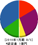 コムコ 貸借対照表 2010年1月期