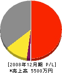 島米塗装店 損益計算書 2008年12月期