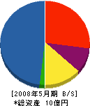 塚田電気工事 貸借対照表 2008年5月期