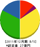 中川電気工業 貸借対照表 2011年12月期