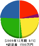 カネヨシ建設 貸借対照表 2009年12月期