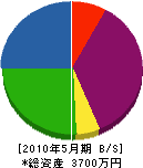 小笠原建設 貸借対照表 2010年5月期