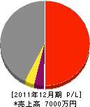 石川工務所 損益計算書 2011年12月期