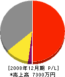 笹原工業 損益計算書 2008年12月期