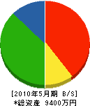 埼北電気工業 貸借対照表 2010年5月期