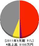 片山工務店 損益計算書 2011年9月期