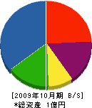 玉藻塗装 貸借対照表 2009年10月期