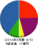 栄興電機工業 貸借対照表 2012年9月期