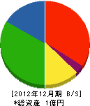 宮本雄建設 貸借対照表 2012年12月期