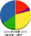 喜久屋商会 貸借対照表 2012年9月期