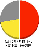 岩田鉄工所 損益計算書 2010年4月期