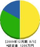 須藤重機 貸借対照表 2009年12月期