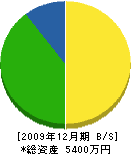 太田工務店 貸借対照表 2009年12月期