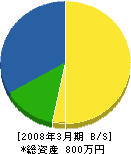 会津ケーブルテレビ保守管理（同） 貸借対照表 2008年3月期