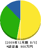 山田工務店 貸借対照表 2009年12月期