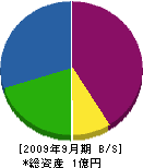 武蔵野土木 貸借対照表 2009年9月期