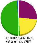 奥村設備工業 貸借対照表 2010年12月期