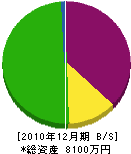山大伊藤木材工業 貸借対照表 2010年12月期